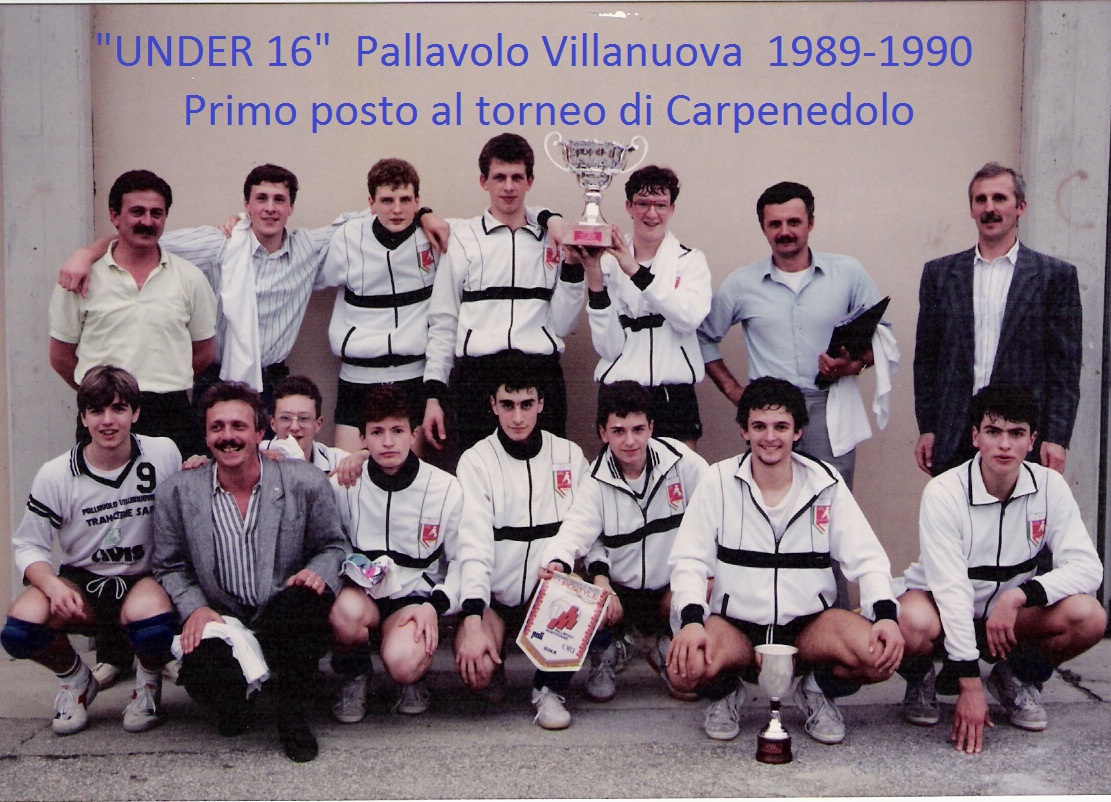 1989 1990 UNDER 16 Vinto il Torneo di Carpenedolo 1