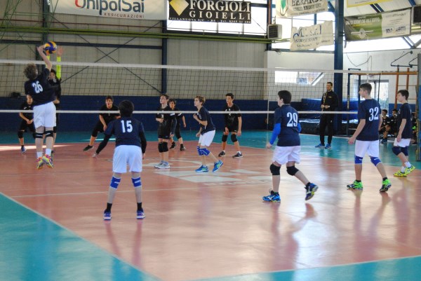 Under 14 in azione di schiacciata 600 x 401