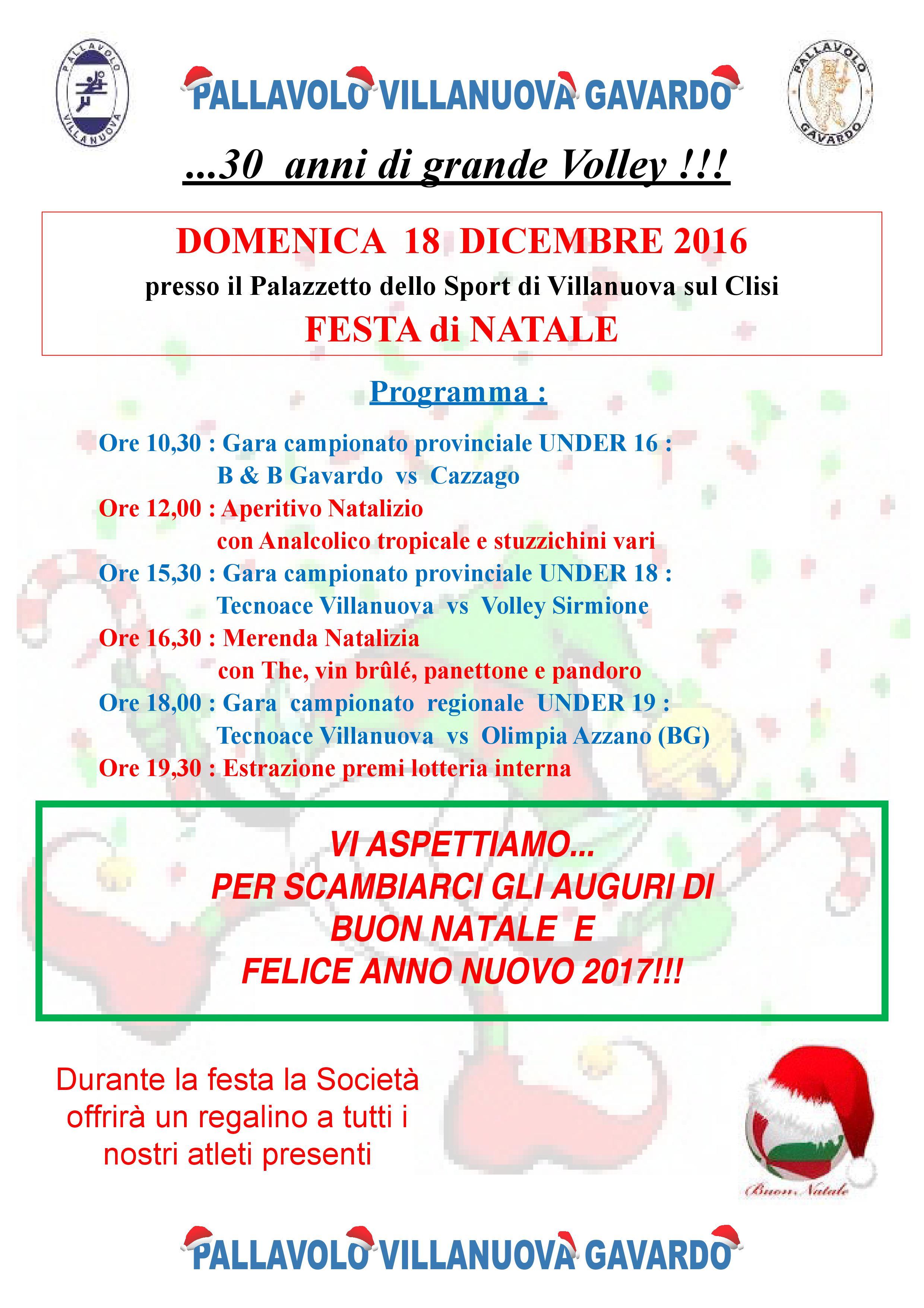 locandina festa di Natale