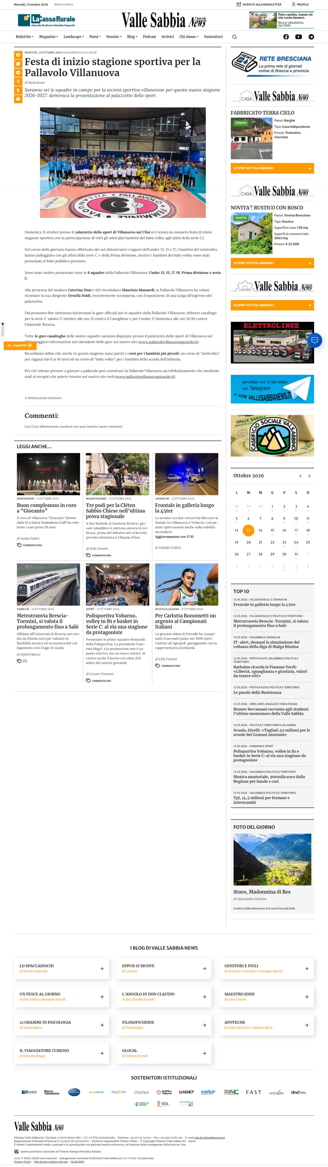 Screenshot 13 10 2026 113117 www.vallesabbianews.it